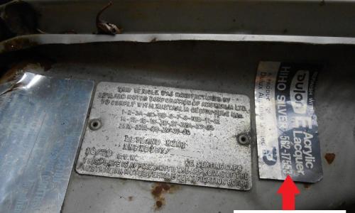 1275LS Hi-Ho Silver Paint ID sticker.JPG