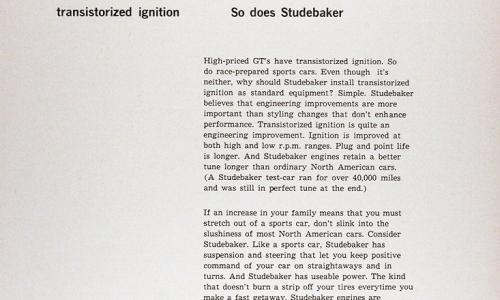 1965 Studebaker Daytona Sports Sedan original advertisement promotional material (3).JPG