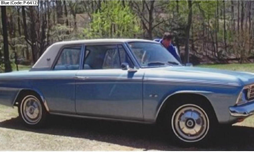 1965 Studebaker Sports Sedan paint code Laguna Blue code P-6412 (2).png