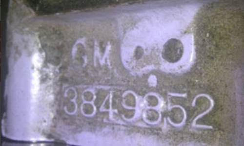 1966 283 engine block casting number 3849852 Studebaker 283.png