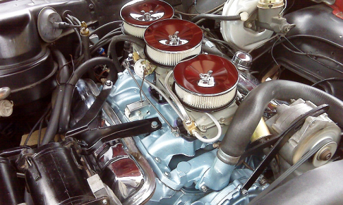 1966 Pontiac GTO engine block.png