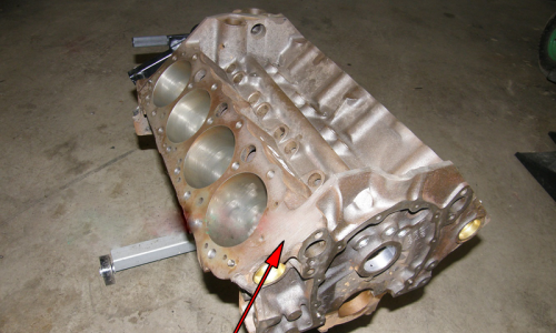 1966 Studebaker Daytona 283 V8 Mckinnon engine number stamping location (3).png