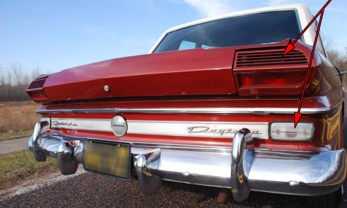 1966 Studebaker Daytona Sports Sedan rear image features badging (3).png