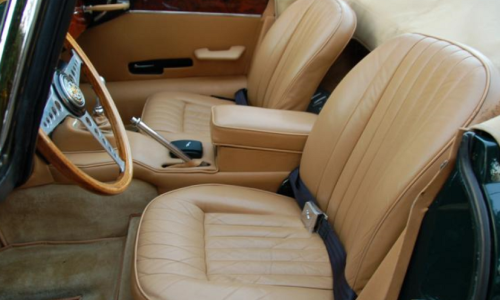 1968 E-Type XK-E Jaguar Series 1.5 light tan interior image (1).png