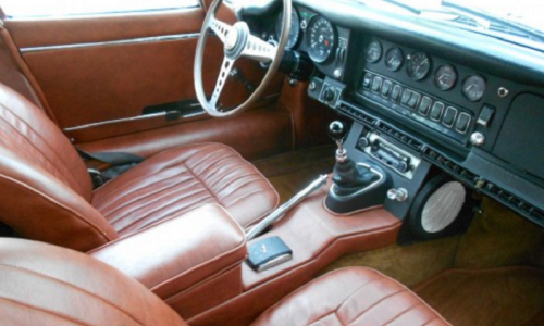 1968 Jaguar E-Type XK-E Series 1.5 Tan interior image (2).png