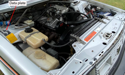 1979 Volvo 242 GT data plate VIN number chassis number location image.png