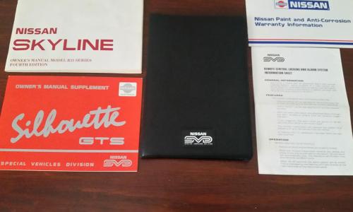 1989 GTS2 Skyline R31 SVD Silhouette  user manuals.jpg