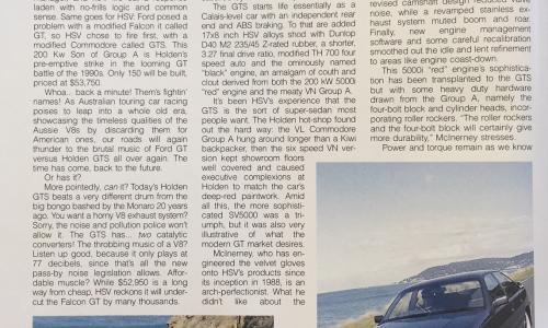2 VP HSV GTS Wheels magazine article 1992 (1).jpg