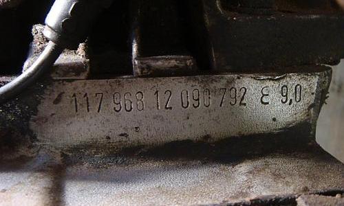 560SEC engine number.jpg
