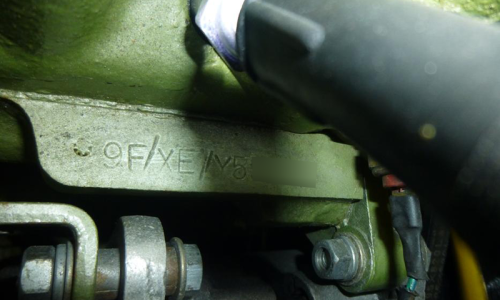 9FXEY Clubman GT engine number.png
