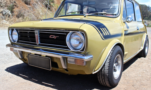 Australian Leyland Mini Clubman GT Camino Gold paint (1).png