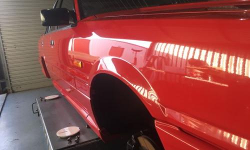 Beacon Red R31 Nissan Skyline GTS2disc brakes.JPG