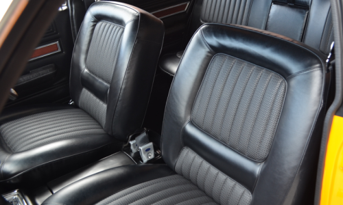 Black front vinyl seats XW Ford Falcon GT image.png
