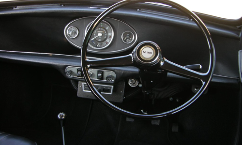Black interior trim image 1971 Mini Cooper S MK3 (2).png