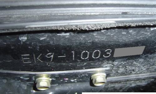 Chassis number stamping Honda Civic Type R EK9 2.JPG