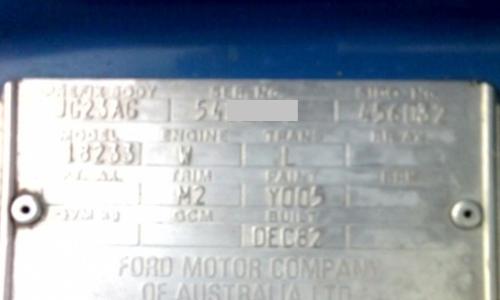 Chassis plate XE Falcon Grand Prix Dick Johnson.jpg