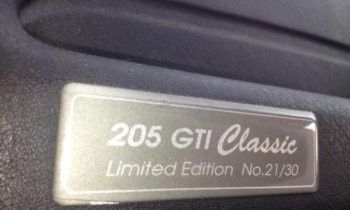 Classic door card plaque 205 GTI.jpg