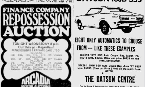 Datsun 180B 1970s sales advertisement.png