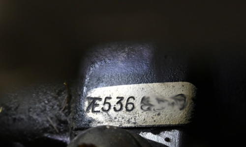 E-Type Jaguar engine number stamping on block side.png