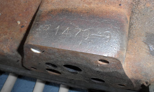 E-type XK-E engine block stamping number side of block.png