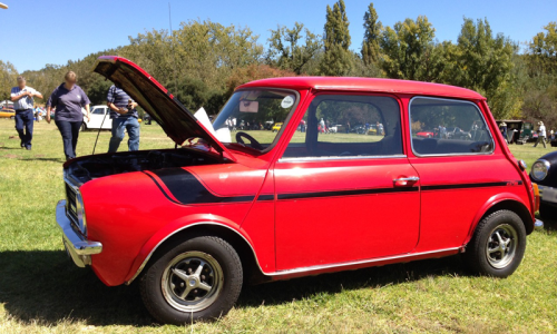 Early mini GTS Leyland south Africa Rostyle wheels.png