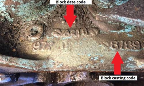 Engine block casting code 1966 Pontiac GTO.jpg