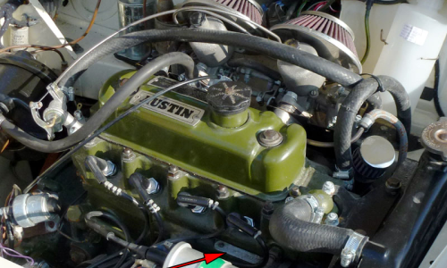 Engine number location 970cc Cooper S MK1.png