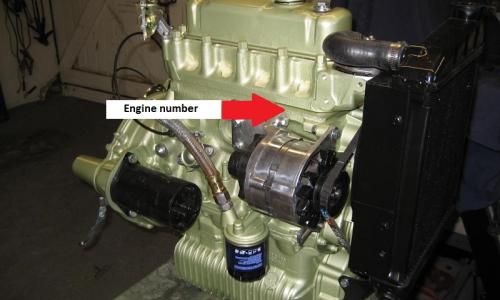 Engine number location MK2 Australian Cooper S.jpg