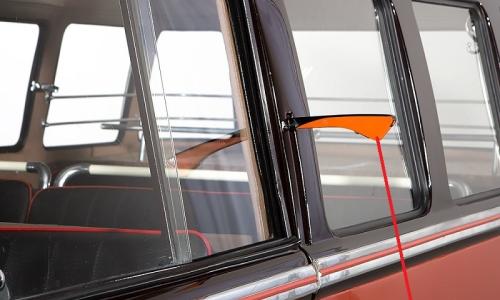 European spec Trafficator on Volkswagen Samba bus Deluxe Microbus.jpg