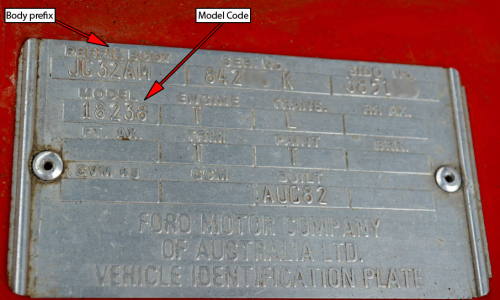Ford Fairmont Ghia XE ESP chassis plate model code and body prefix code  (3).png