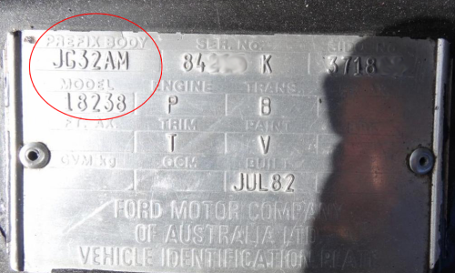 Ford Fairmont Ghia XE ESP chassis plate model code and body prefix code  (4).png