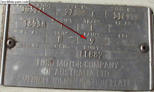Ford XD ESP chassis plate paint code location (5).png