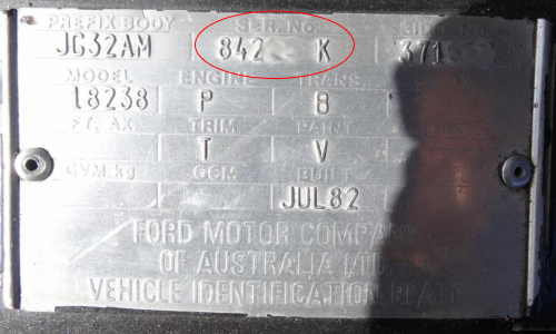 Ford XE Fairmont Ghia ESP chassis plate serial number (1).png
