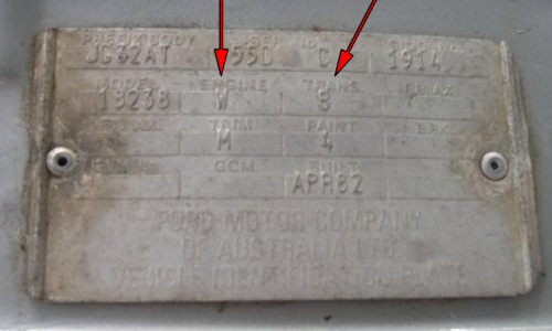 Ford XE Fairmont Ghia ESP engine and transmission codes (2).png