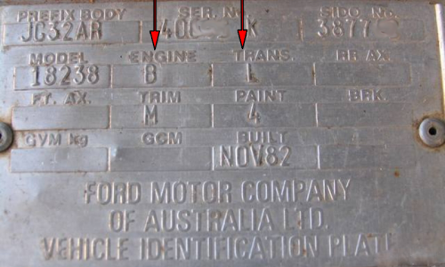 Ford XE Fairmont Ghia ESP engine and transmission codes (3).png