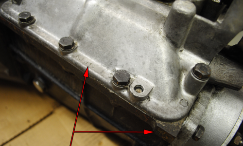 Gearbox number stamping locations Series 1.5 E-type Jaguar.png