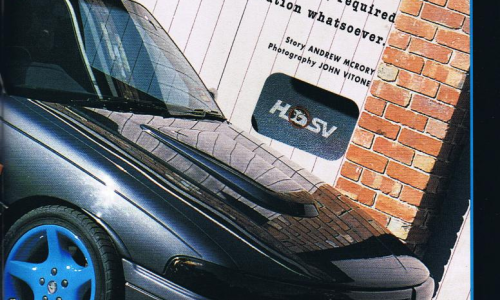 HSV VP GTS magazine article spy catcher blue trim VP 1992 GTS (2).png