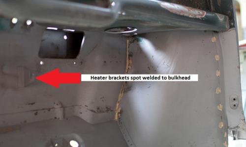 Heater bracket spot welded to firewall.jpg