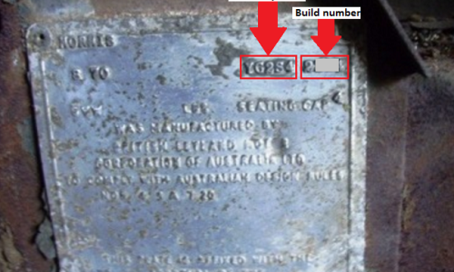 Large ADR plate Mk2 Australian cooper S Chassis number.png
