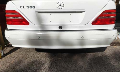Late model C140 Mercedes coupe reversing sensors bumper.jpg