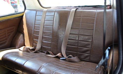 Leyland Mini Clubman GT Australia interior rear seat.png