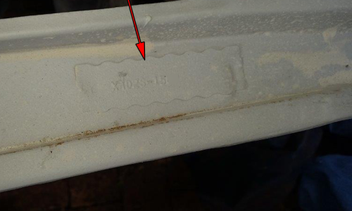 Leyland Mini GTS body number location.png