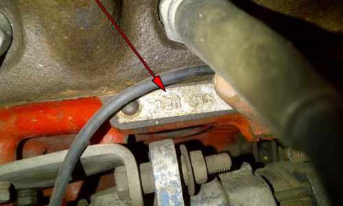 Leyland Mini GTS engine number.png