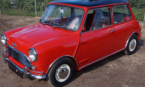 MK1 Morris Mini Cooper S Black (BK1) over Tartan red (RD9) paint image.png