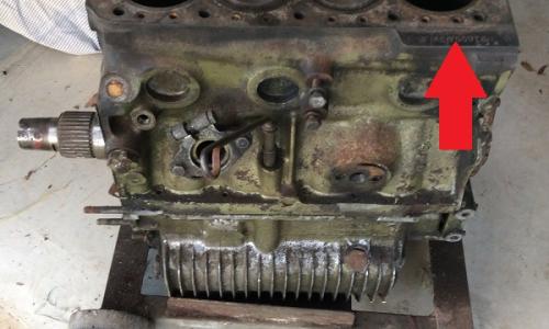 MK2 Morris Cooper S Australia engine block front.jpg