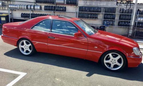 Mercedes C140 140 coupe Imperial Red paint code 582.jpg