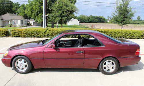 Mercedes S500 Coupe Ruby Red Paint code 572.png