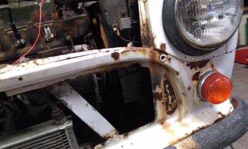 Mini Cooper S MKIII MK3 1970 1971 oil cooler brace image.jpg
