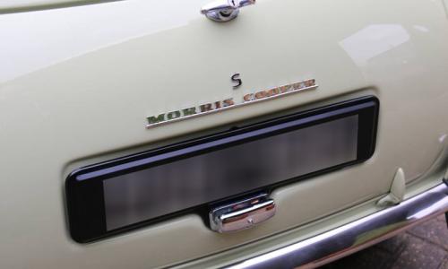 Morris Cooper S MK1 rear trunk badge.jpg