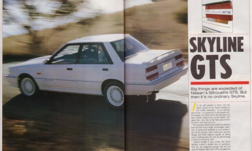 Nissan Skyline GTS1 Silhouette R31 SVD magazine article (1).jpg